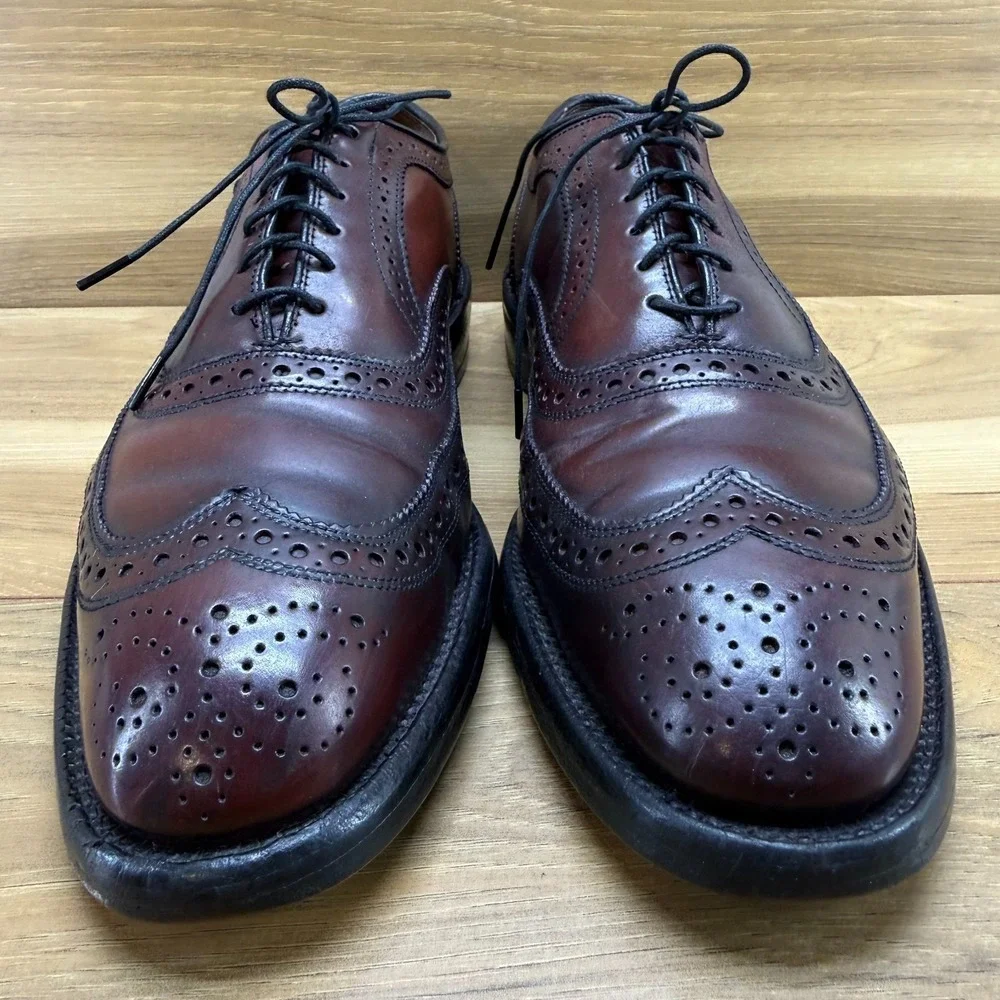 Allen Edmonds Cambridge Shell‎ Cordovan 9 D Wingtip Brogue Formal Business 8685
